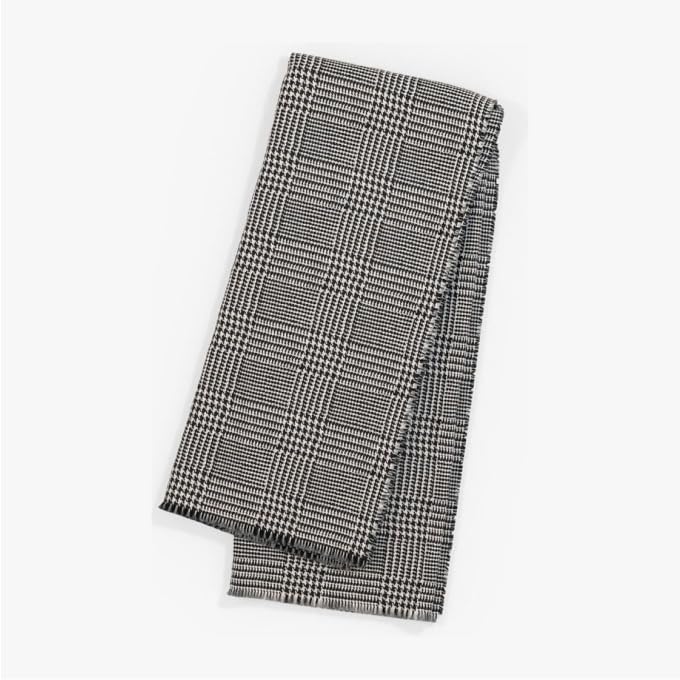 Outer Insect-Repellent Throw Blanket with Bug Shield Technology,Lightweight Outdoor Blanket for Backyard,Camping,Picnic and Beach,Stone Gray Buffalo Plaid,50" W x 60"